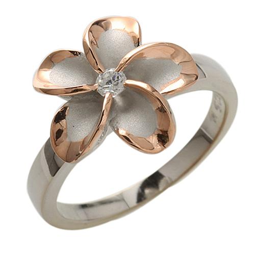 Plumeria Ring flower ring