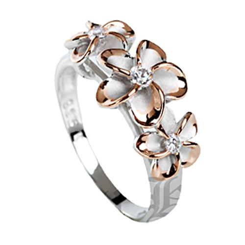 Plumeria Ring flower ring