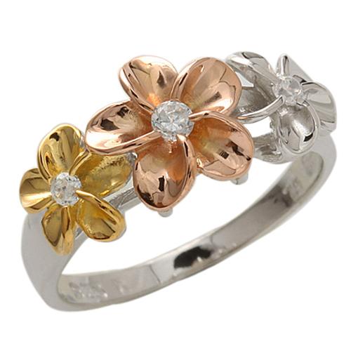 Plumeria Ring flower ring