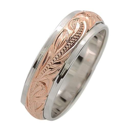 hawaiian heirloom ring silver scroll ring