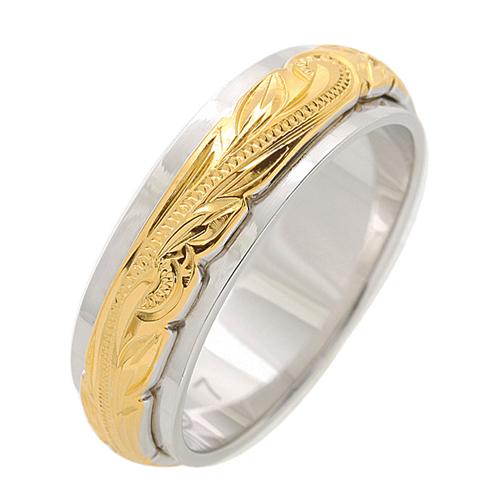 hawaiian heirloom ring silver scroll ring
